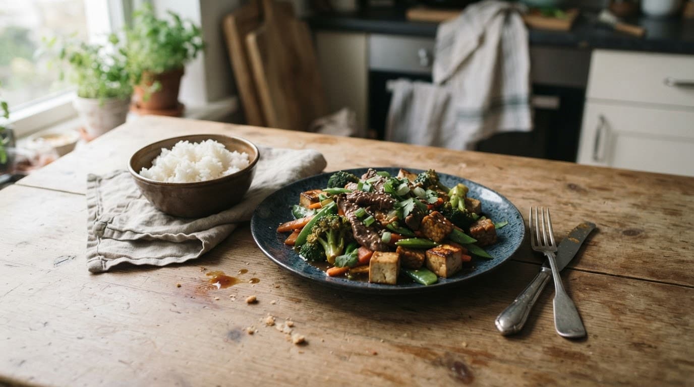 Beef Stir Fry Healthy Recipe: Easy Healthy Recipe Ready in 30 Minutes
