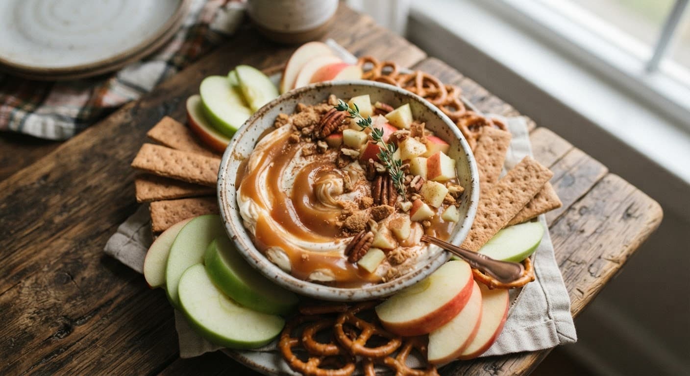 Caramel Apple Cheesecake Dip