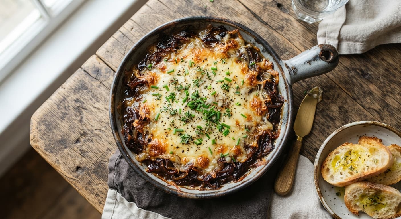 Caramelized Onion and Gruyere Dip