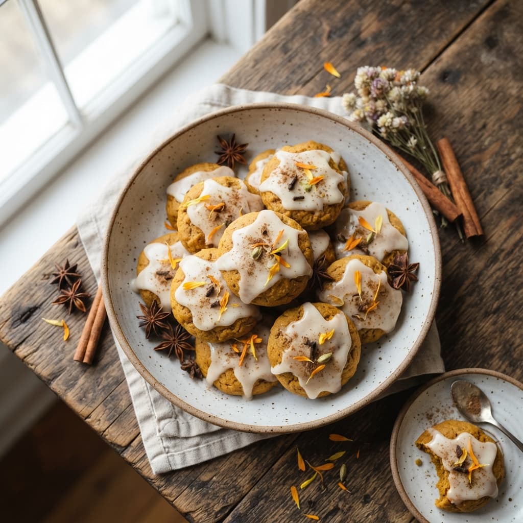 Chai Spiced Pumpkin Cookies