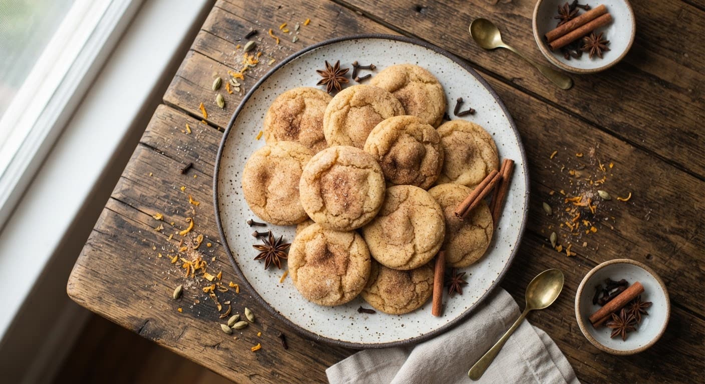 Chai-Spiced Snickerdoodles