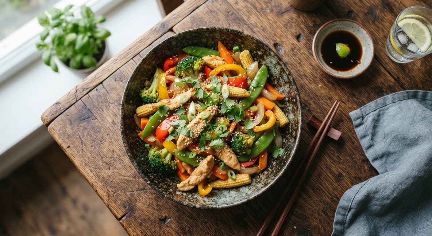 Easy Chicken and Veggie Stir Fry
