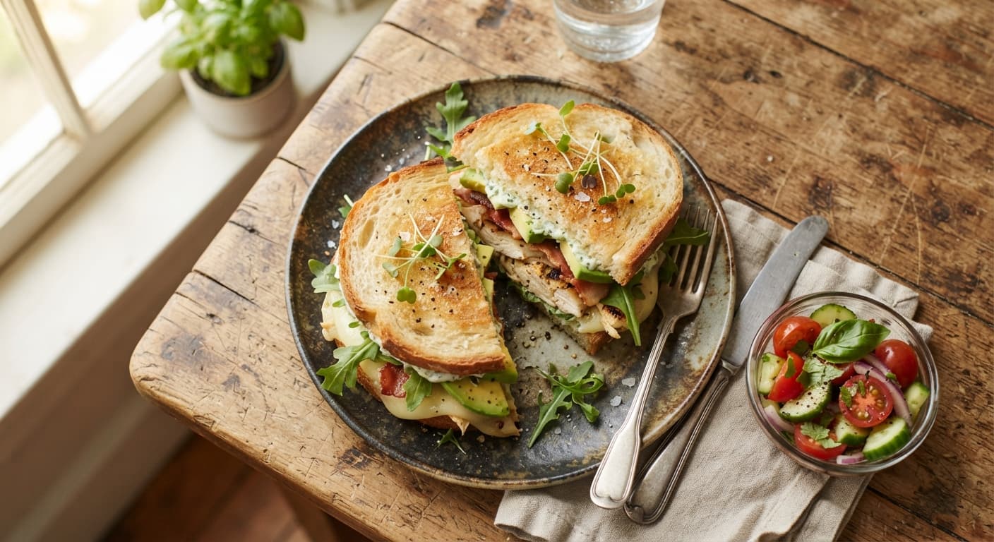 Chicken Avocado Melt Sandwich
