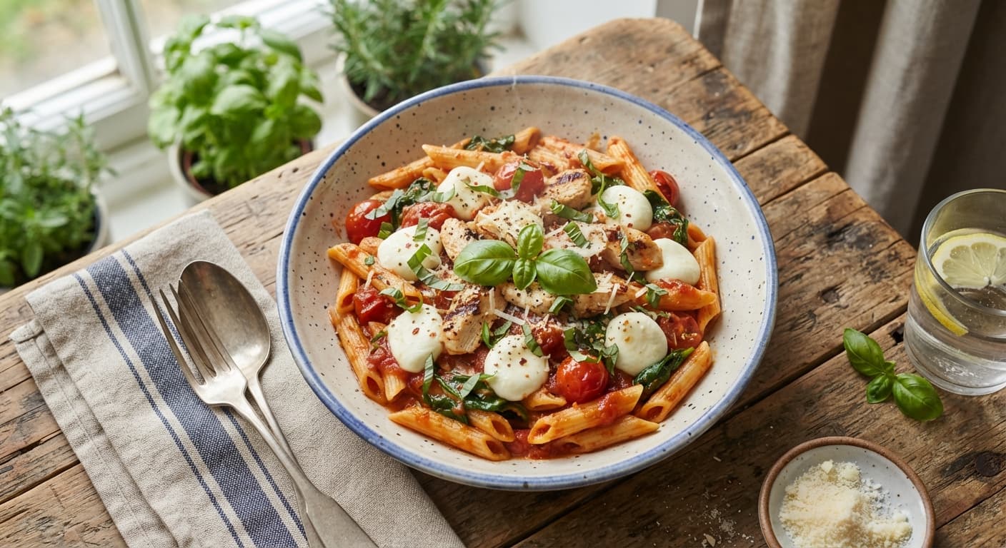 Chicken Mozzarella Pasta