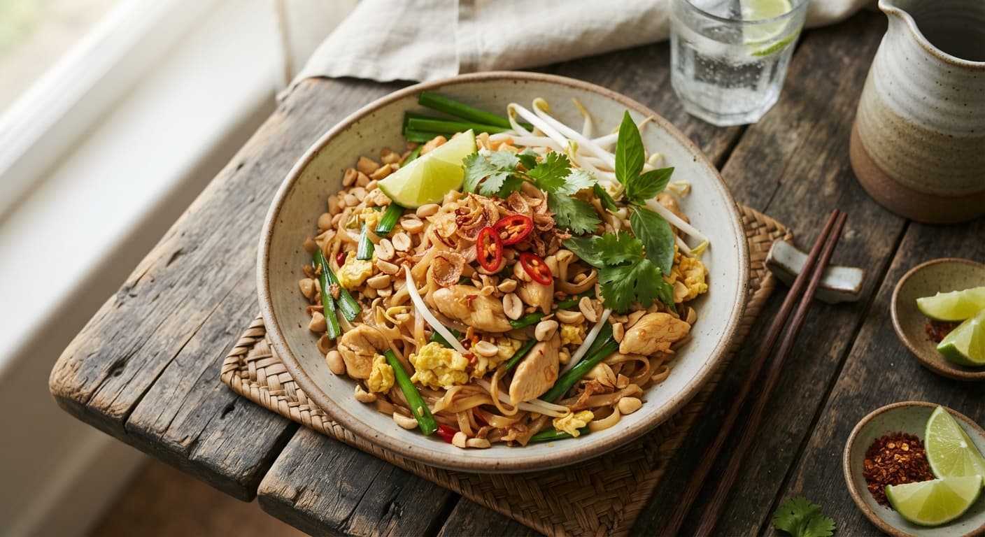 Authentic Chicken Pad Thai