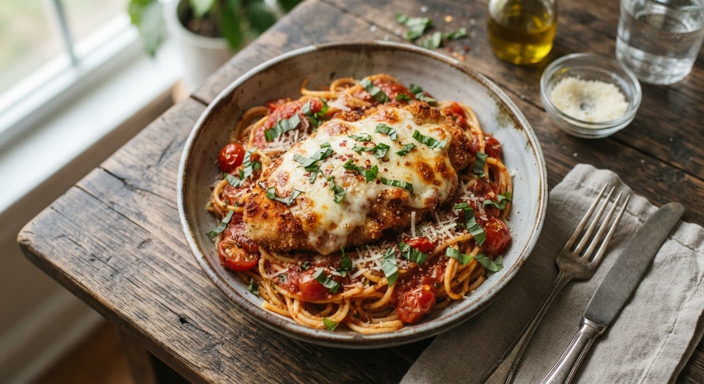 Chicken Parmesan Pasta