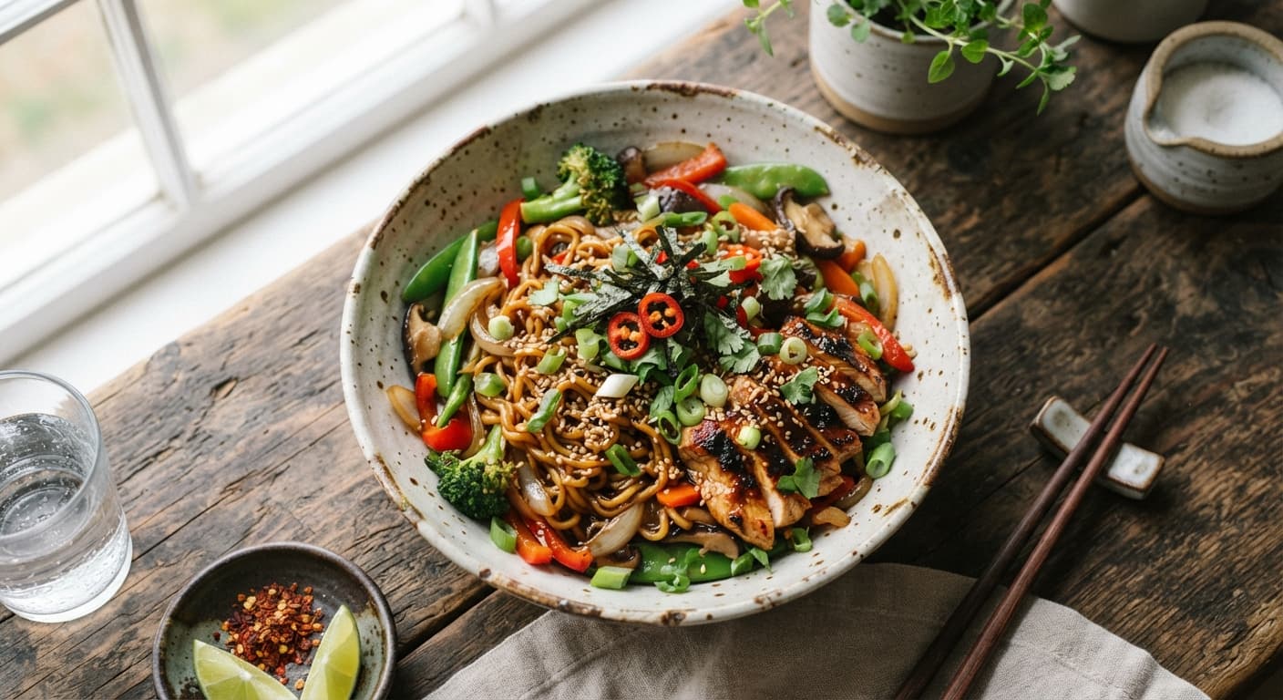 Chicken Ramen Stir Fry