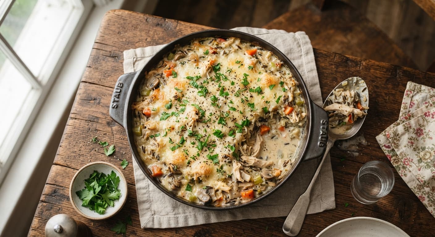 Creamy Chicken Wild Rice Casserole