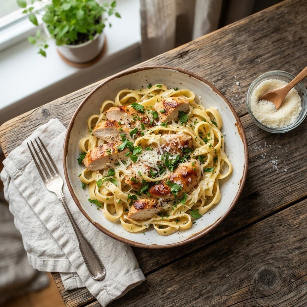 Easy Chicken with Buttered Noodles