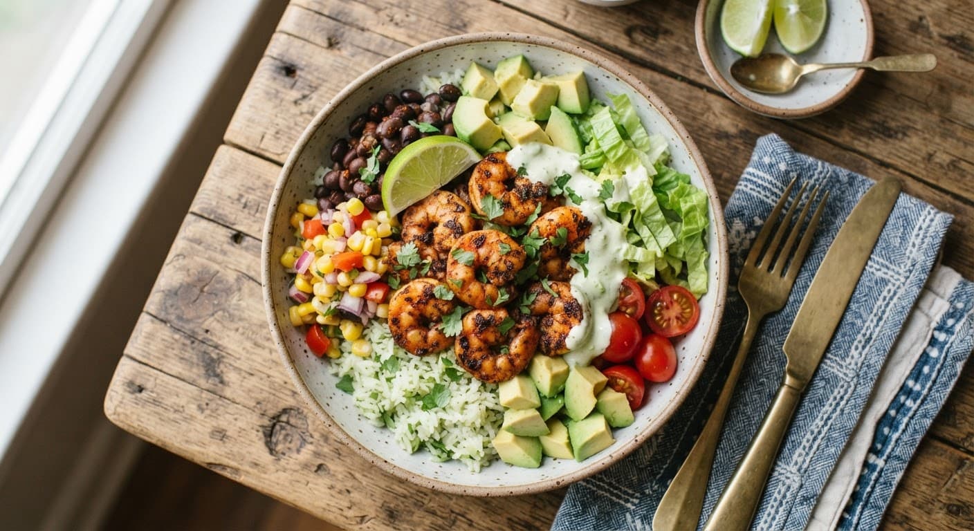 Chipotle Lime Shrimp Bowl