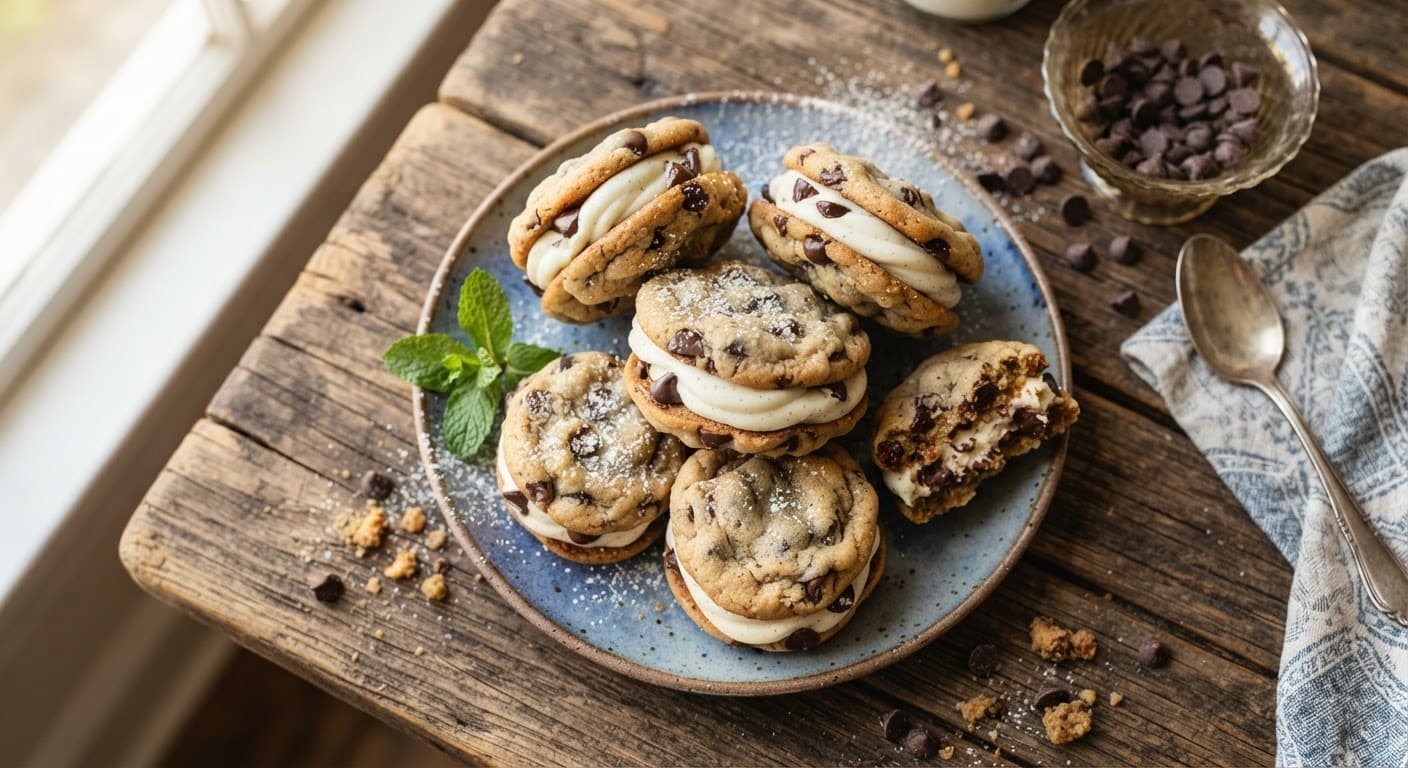 Chocolate Chip Cookie Sandwiches
