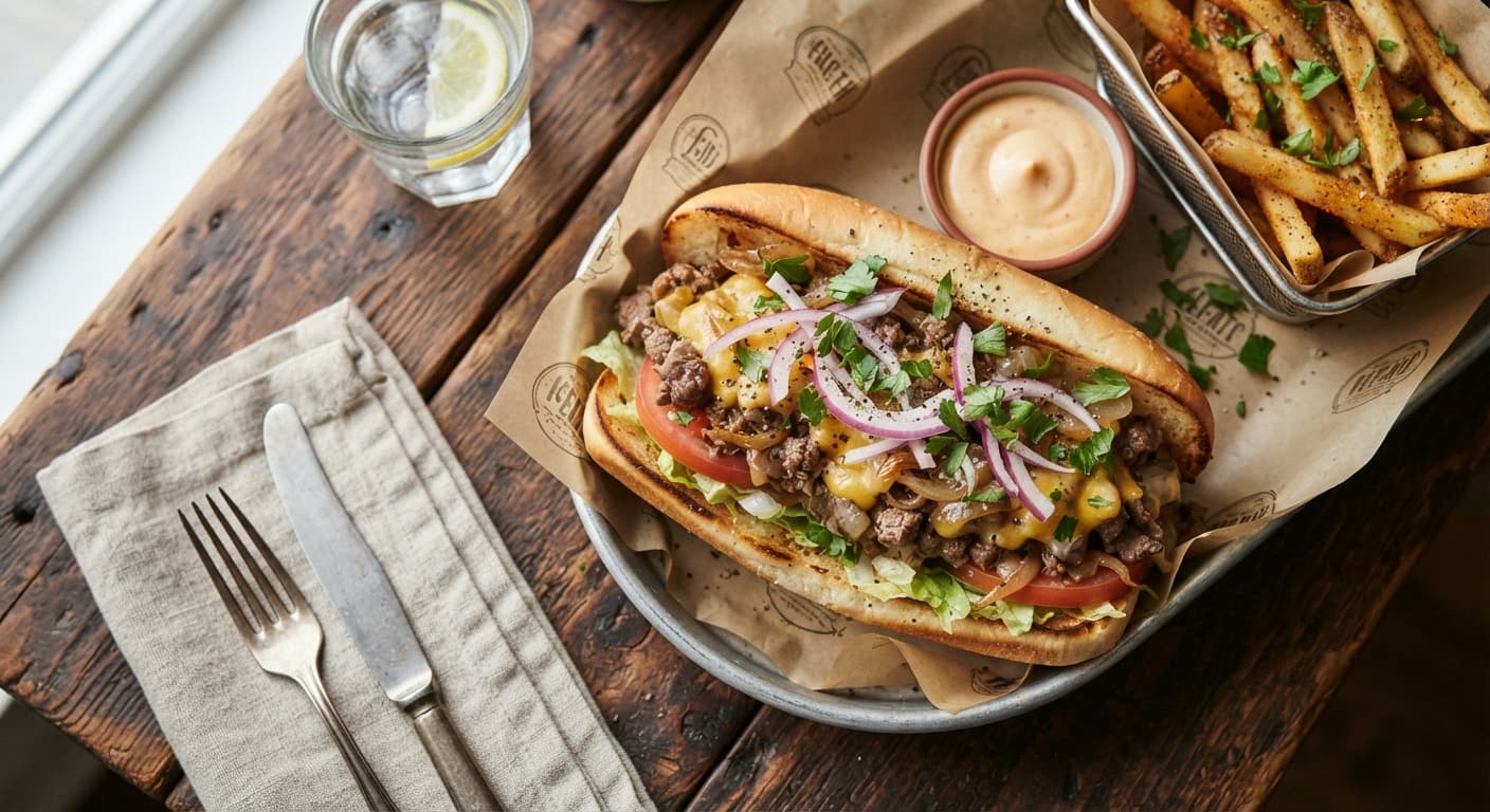 Chopped Cheese Sandwich
