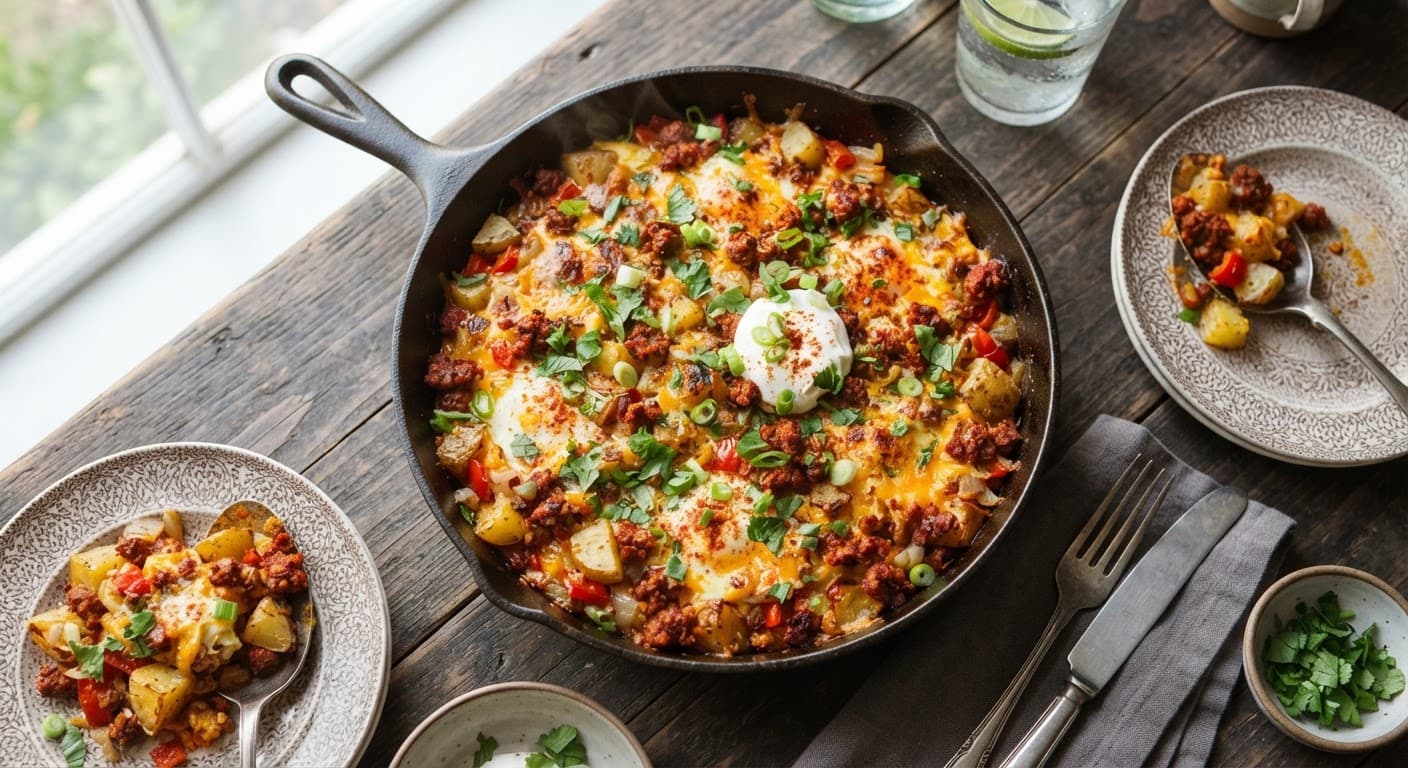 Chorizo Potato Egg Casserole