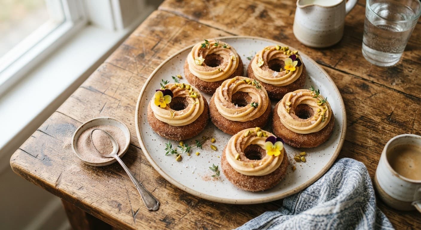 Churro Cheesecake Donut Cookies